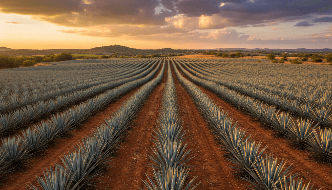 Agave fields in the Los Altos Highlands of Jalisco