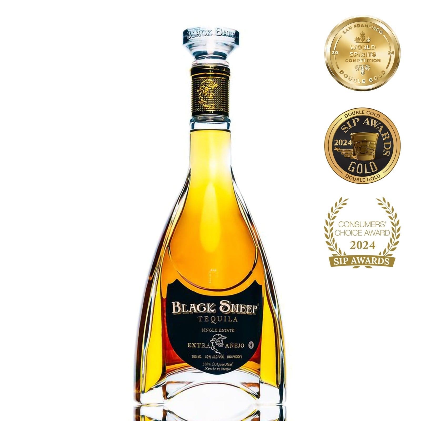 Black Sheep Tequila Extra Anejo 7yr view 2