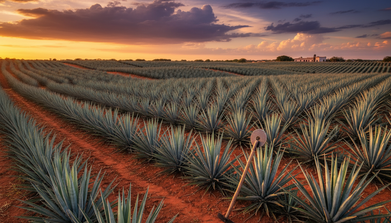 Agave fields in the Los Altos Highlands of Jalisco